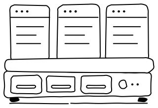 Virtual Machines from the Data Centers and AI shape library