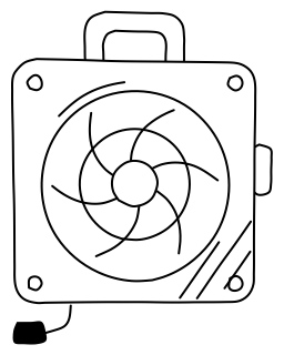 Server Fan Module from the Data Centers and AI shape library