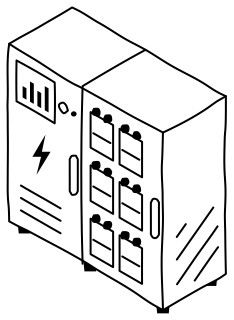 Uninterruptible Power Supply from the Data Centers and AI shape library