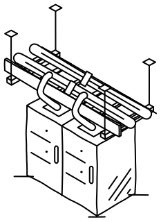 Overhead Cable Tray from the Data Centers and AI shape library