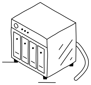 Network Attached Storage from the Data Centers and AI shape library