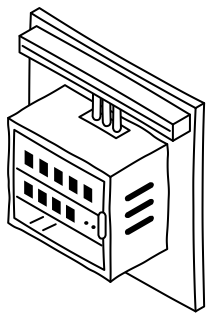 Wall-Mount Network Cabinet from the Data Centers and AI shape library