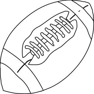 Football from the Education shape library