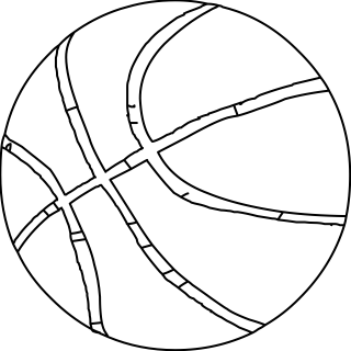 Basketball from the Education shape library