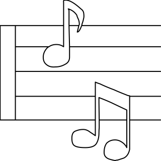 Music Notes from the Education shape library