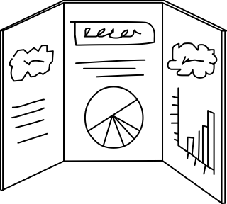 Science Project Board from the Education shape library