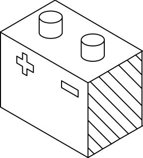 Battery from the Energy shape library