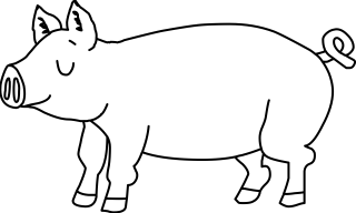 Pig from the Farm shape library