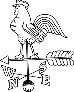 WeathervaneRooster from the Farm shape library