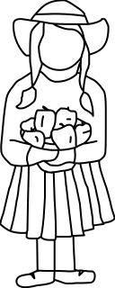 Farmer (Woman) from the Farm shape library