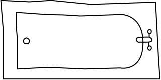42 bathroom from the Furniture shape library