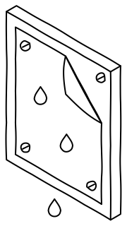 Waterproof Backing Board from the Green Walls shape library