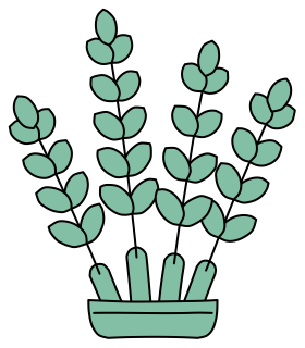 ZZ Plant from the Green Walls shape library