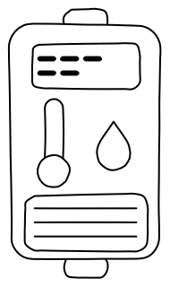 Temperature and Humidity Sensor from the Green Walls shape library