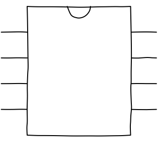 Chip Block from the Hobby Electronics Notebook shape library
