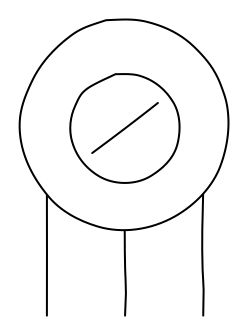 Trimmer (Top View) from the Hobby Electronics Notebook shape library