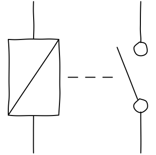 Relay from the Hobby Electronics Notebook shape library