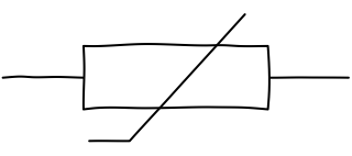 Thermistor from the Hobby Electronics Notebook shape library