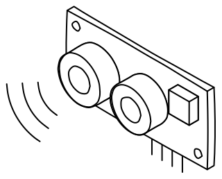Distance Sensor from the Hobby Electronics shape library