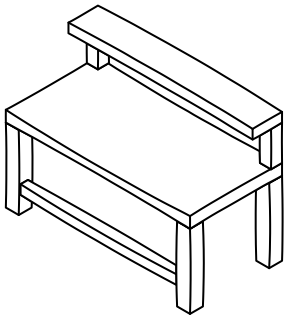 Workbench from the Hobby Electronics shape library