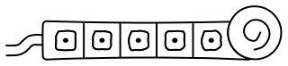 LED Strip from the Hobby Electronics shape library