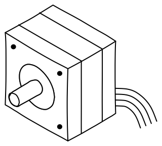 Stepper Motor from the Hobby Electronics shape library