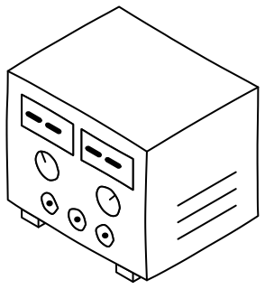 Bench Power Supply from the Hobby Electronics shape library
