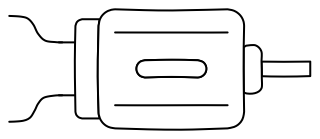 DC Motor from the Hobby Electronics shape library