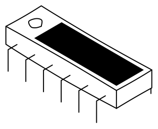 Integrated Circuit from the Hobby Electronics shape library