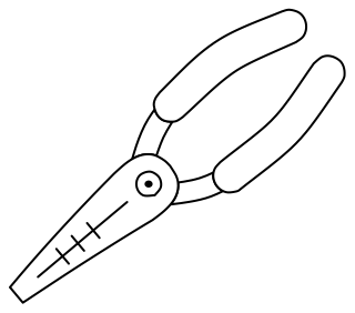 Pliers from the Hobby Electronics shape library