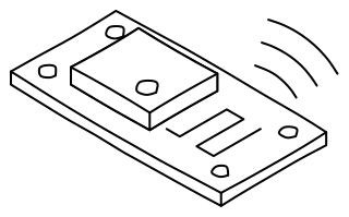 Radio Module from the Hobby Electronics shape library