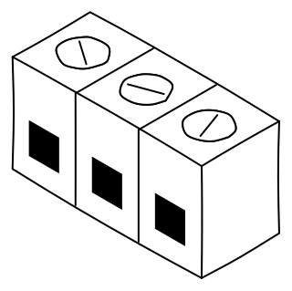 Screw Terminal from the Hobby Electronics shape library