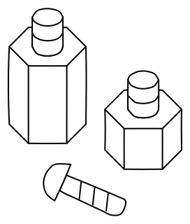 Standoffs from the Hobby Electronics shape library