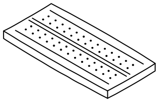 Breadboard from the Hobby Electronics shape library