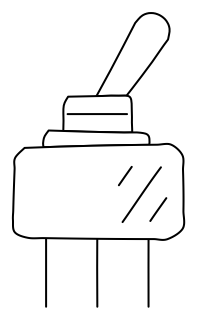 Toggle Switch from the Hobby Electronics shape library