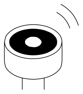 Buzzer from the Hobby Electronics shape library