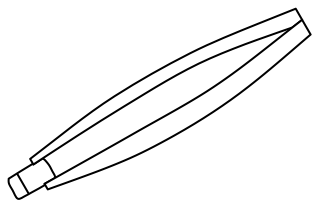 Tweezers from the Hobby Electronics shape library