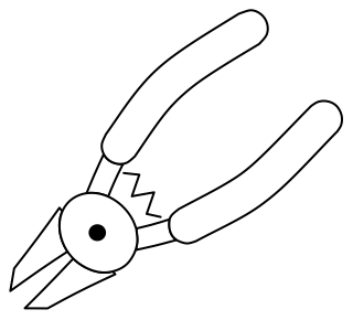 Wire Cutters from the Hobby Electronics shape library