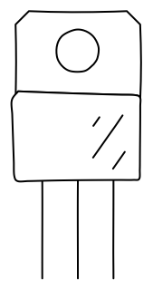 Voltage Regulator from the Hobby Electronics shape library
