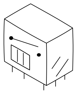 Relay from the Hobby Electronics shape library