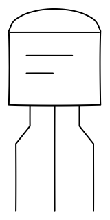 Transistor from the Hobby Electronics shape library