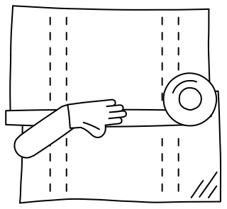 Airtightness Tape from the Home Energy Efficiency shape library