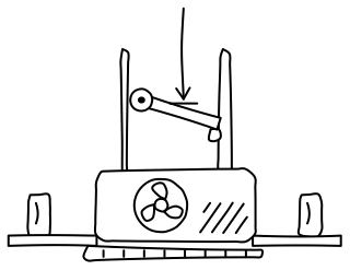 Exhaust Fan with Damper from the Home Energy Efficiency shape library