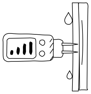 Moisture Meter from the Home Energy Efficiency shape library