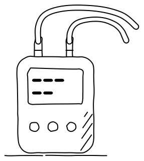 Digital Manometer from the Home Energy Efficiency shape library