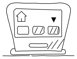 In-Home Display from the Home Energy Efficiency shape library