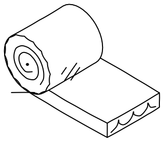 Insulation Roll from the Home Energy Efficiency shape library