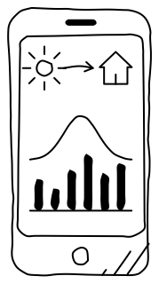 Energy Monitoring App from the Home Energy Efficiency shape library