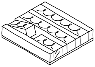 Ceiling Insulation Batts from the Home Energy Efficiency shape library