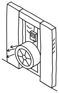 Blower Door Test from the Home Energy Efficiency shape library
